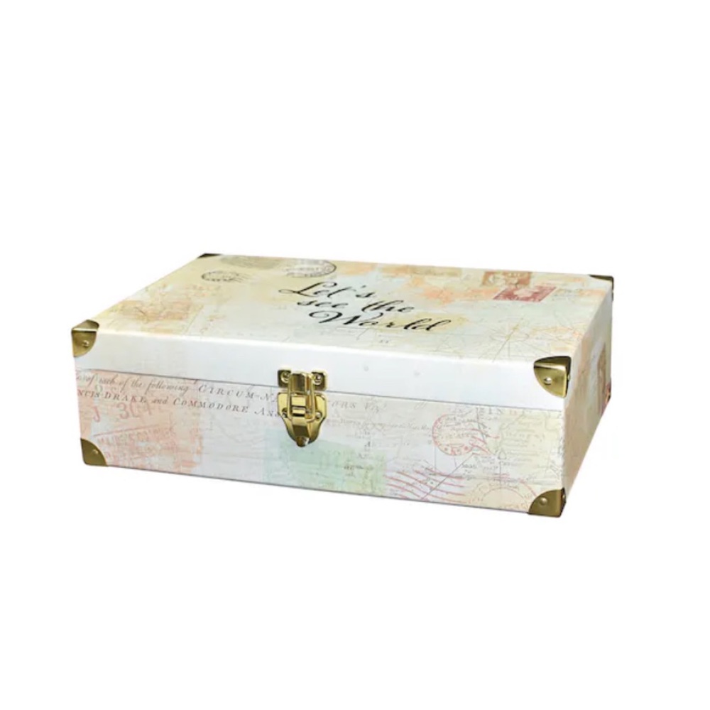 Decorative Luggage Storage Box / Suitcase Box Trunk